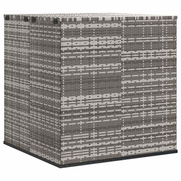 vidaXL aia hoiukast, PE rotang, 100x97,5x104 cm, hall