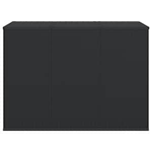 Zahradní úložný box PE ratan 145 x 100 x 103 cm černý - obrázek 2