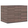 vidaXL aia hoiukast, PE rotang, 145x100x103 cm, pruun