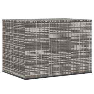 vidaXL aia hoiukast, PE rotang, 145x100x103 cm, hall