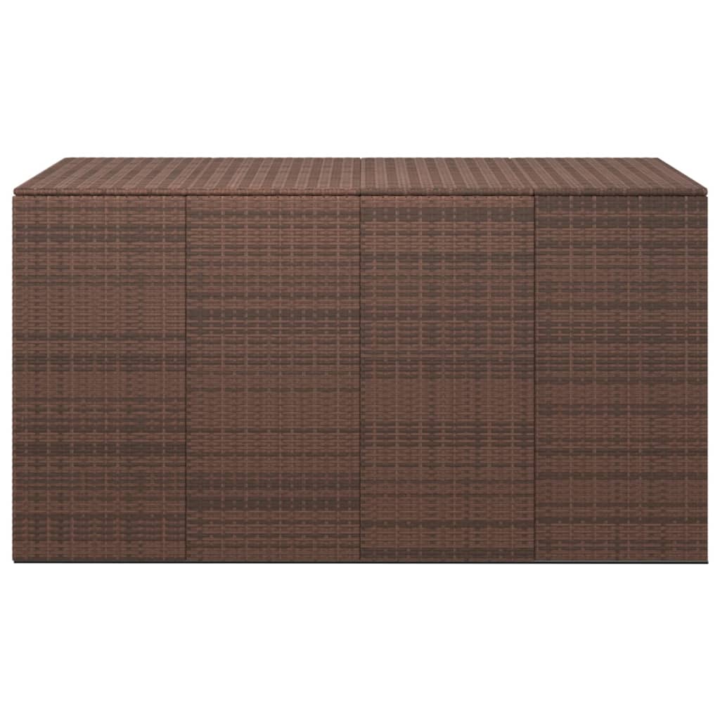 

vidaXL Tuinbox 194x100x103 cm polyetheen rattan bruin