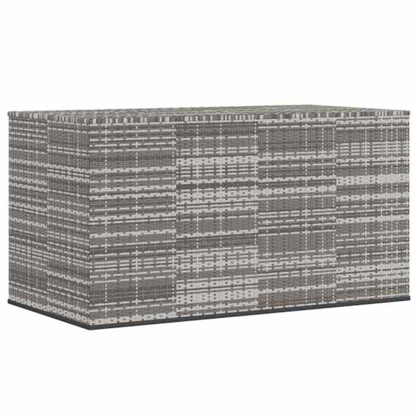 vidaXL aia hoiukast, PE rotang, 194x100x103 cm, hall