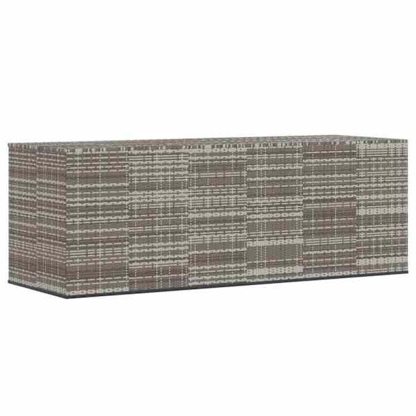 vidaXL aia hoiukast, PE rotang, 291x100,5x104 cm, hall