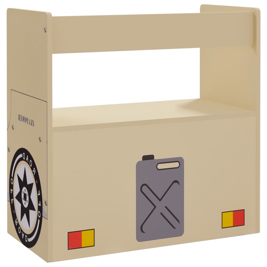 Alternativ bild 4 för VidaXl Barnbord Och Stolar 3 Delar Terrängbil Mdf