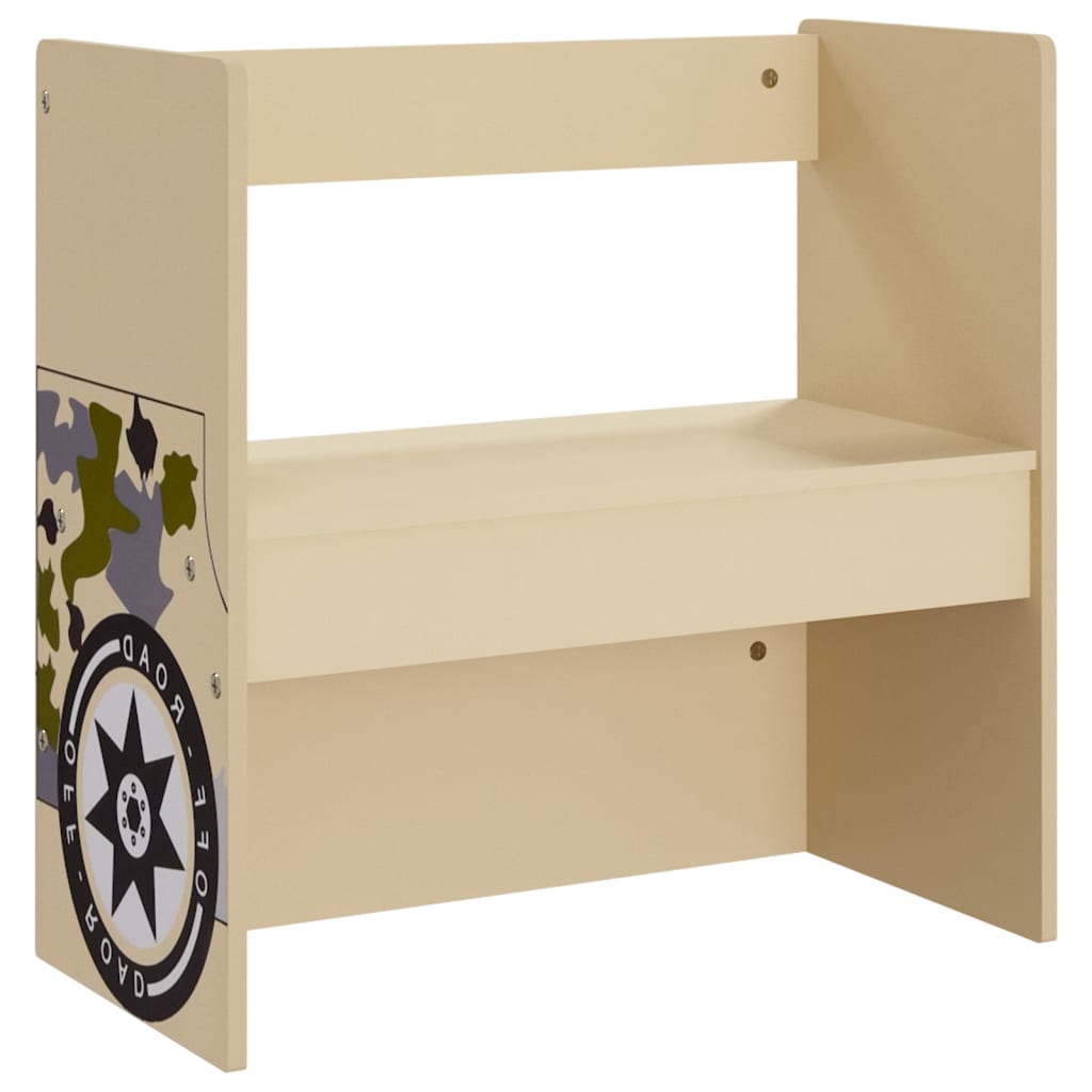 Set Tavolo E Sedia Per Bambini 3 Pz Auto Fuoristrada In MDF VidaXL 17 width=274