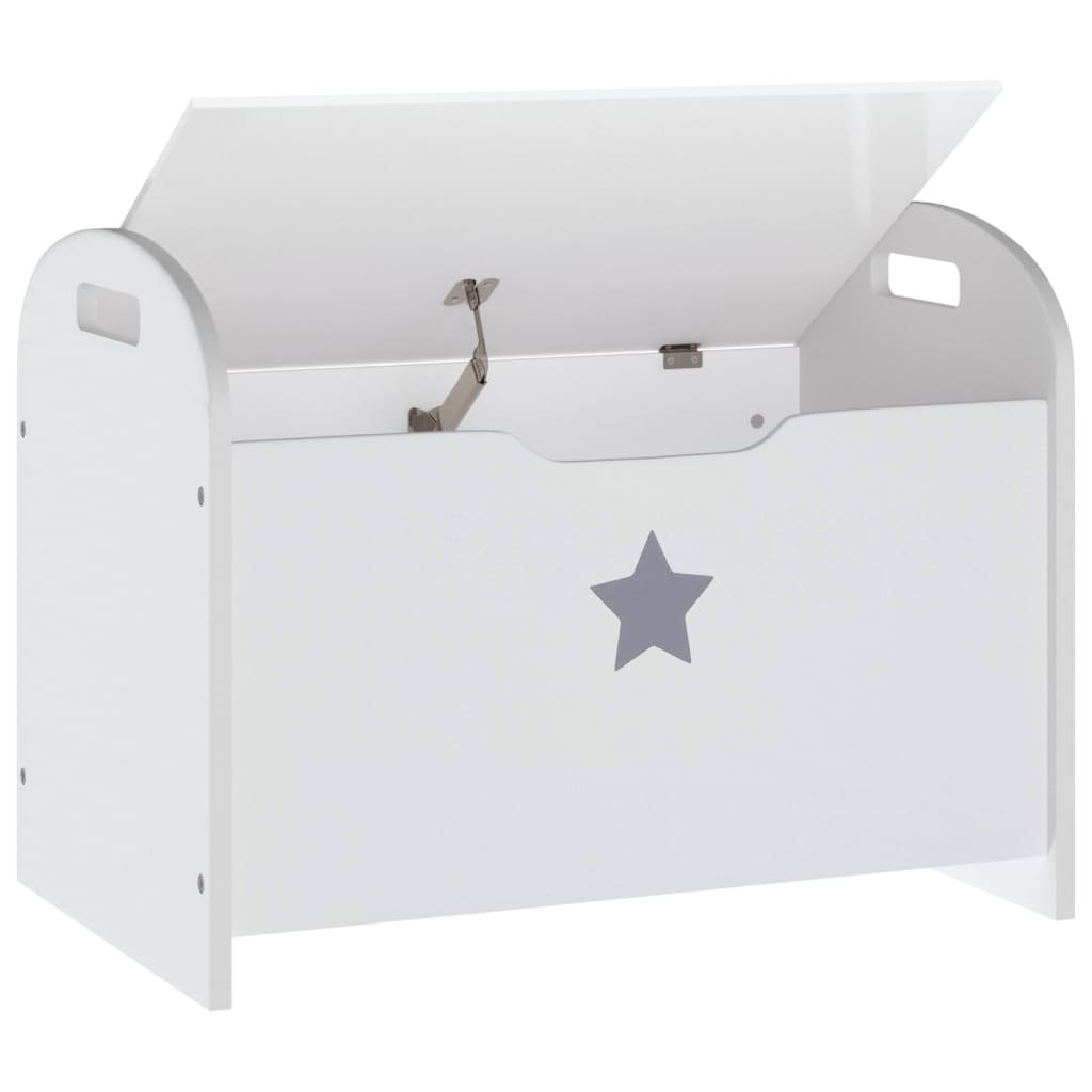 Children Storage Bench White 62x40x46.5 Cm MDF VidaXL 17 width=274