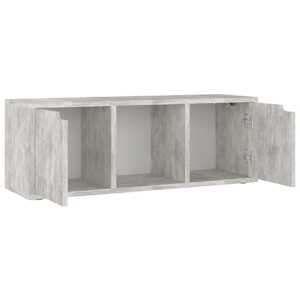 TV skříňka betonově šedá 88,5 x 27,5 x 30,5 cm kompozitní dřevo - obrázek 6