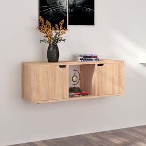 vidaXL Televizoriaus spintelė, ąžuolo, 88,5x27,5x30,5cm, mediena
