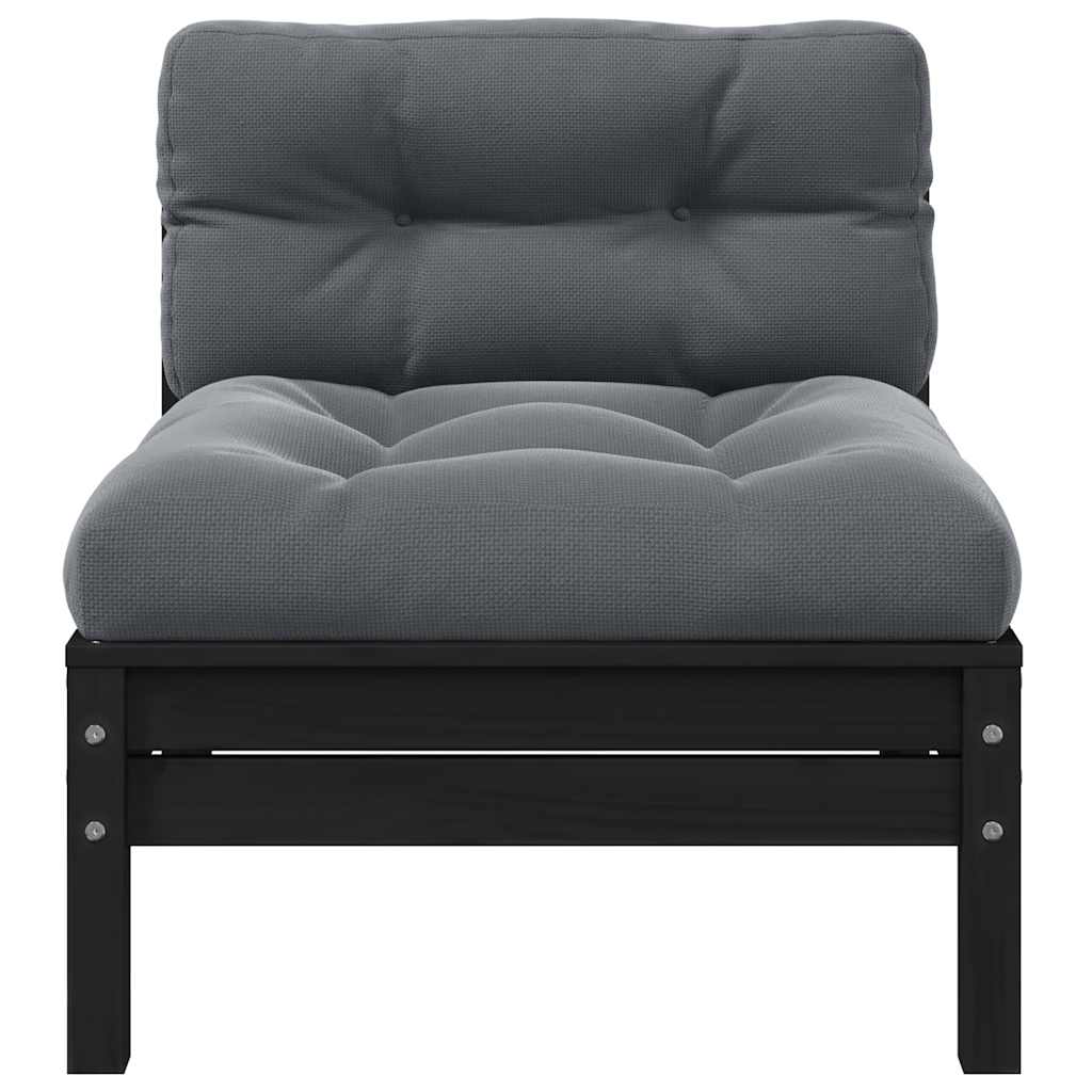 Solid Pinewood Patio Lounge Set 1/2/3 Piece Multi Colors Multi Models vidaXL