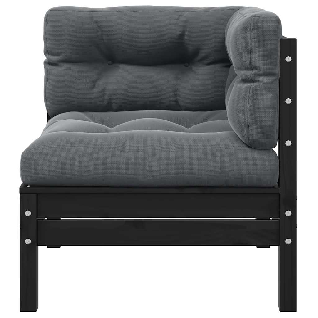 Thumbnail - vidaXL 2-Sitzer-Gartensofa mit Kissen Grau Massivholz Kiefer