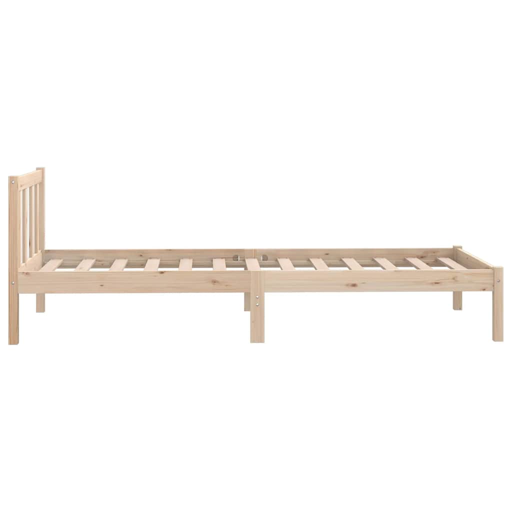 Bed Frame Solid Pinewood 90x200 Cm VidaXL 16 width=274
