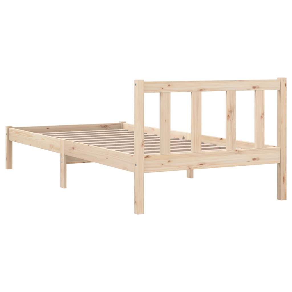 Bed Frame Solid Pinewood 90x200 Cm VidaXL 17 width=274