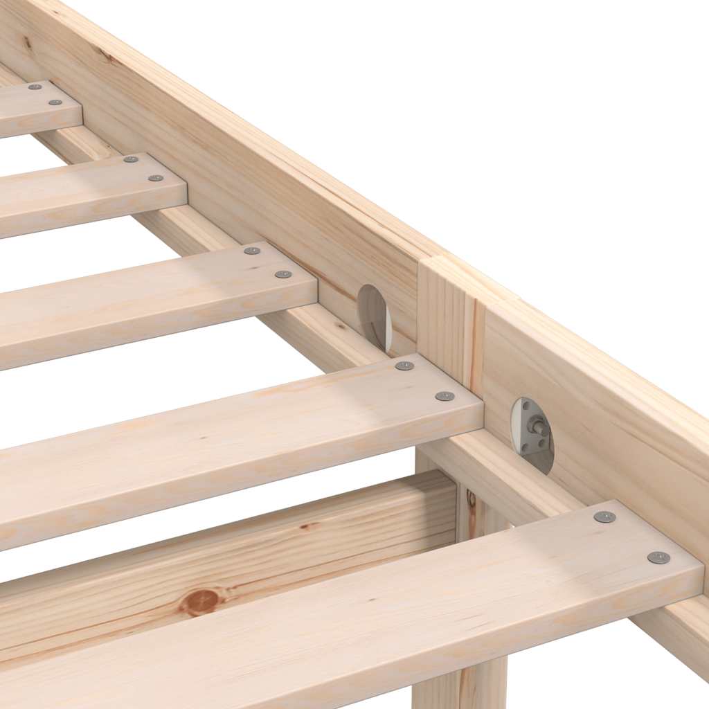 Bed Frame Solid Pinewood 90x200 Cm VidaXL 18 width=274