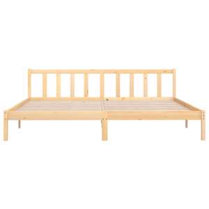 Rám postele masivní borové dřevo 200 x 200 cm - obrázek 4