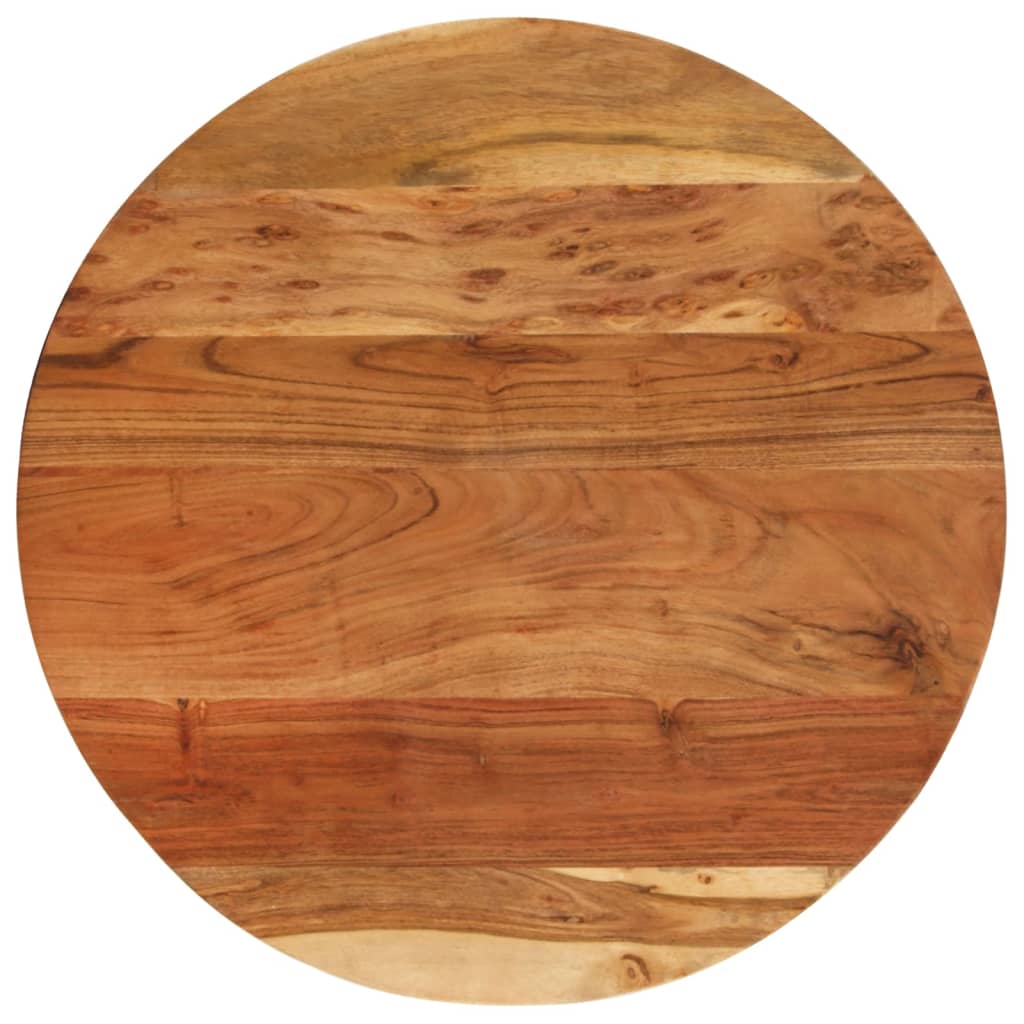 vidaXL Masă laterală, 60x(42-62) cm, lemn masiv de acacia și fontă