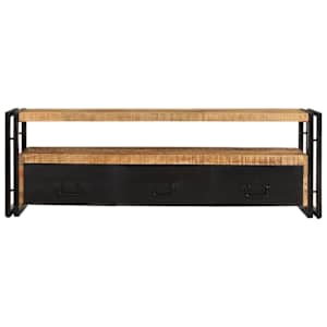 TV skříňka 120 x 30 x 40 cm masivní mangovníkové dřevo - obrázek 2