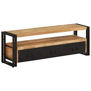 TV skříňka 120 x 30 x 40 cm masivní mangovníkové dřevo - obrázek 10