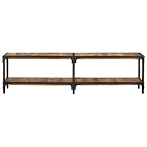TV skříňka 150 x 30 x 41 cm masivní mangovníkové dřevo - obrázek 2