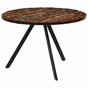 Jídelní stůl 110 x 75 cm masivní recyklované dřevo - obrázek 1