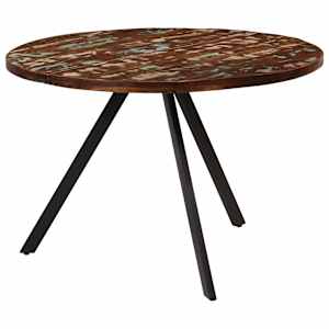 Jídelní stůl 110 x 75 cm masivní recyklované dřevo - obrázek 2