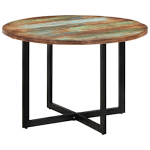 Jídelní stůl 110 x 75 cm masivní recyklované dřevo - obrázek 8
