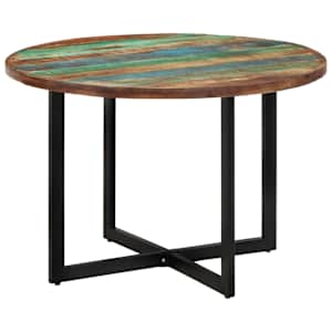 Jídelní stůl 110 x 75 cm masivní recyklované dřevo - obrázek 9