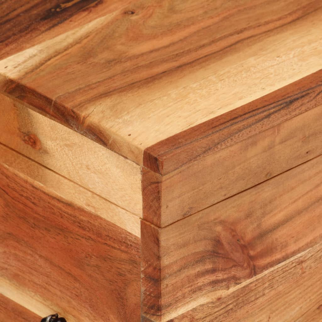 Úložný box 39 x 28 x 31 cm masivní akáciové dřevo