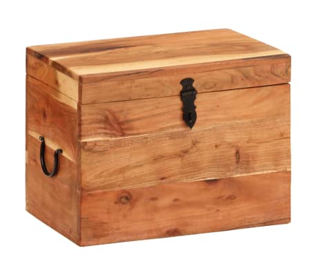 VidaXL Aufbewahrungsbox 39x28x31 Cm Massivholz - Stylischer Stauraum