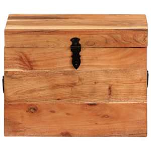 Úložný box 39 x 28 x 31 cm masivní akáciové dřevo - obrázek 2