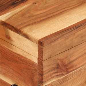 Úložný box 39 x 28 x 31 cm masivní akáciové dřevo - obrázek 5