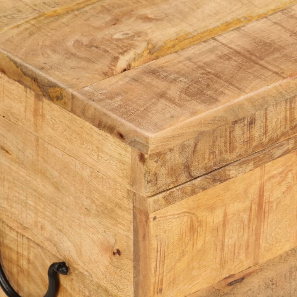 Úložný box 39 x 28 x 31 cm masivní mangovníkové dřevo