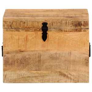 Úložný box 39 x 28 x 31 cm masivní mangovníkové dřevo - obrázek 2