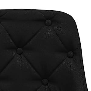 Barová židle černá textil - obrázek 6