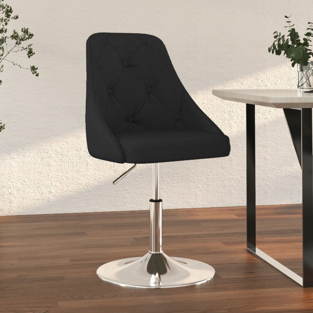 Petrashop  Barová židle černá textil
