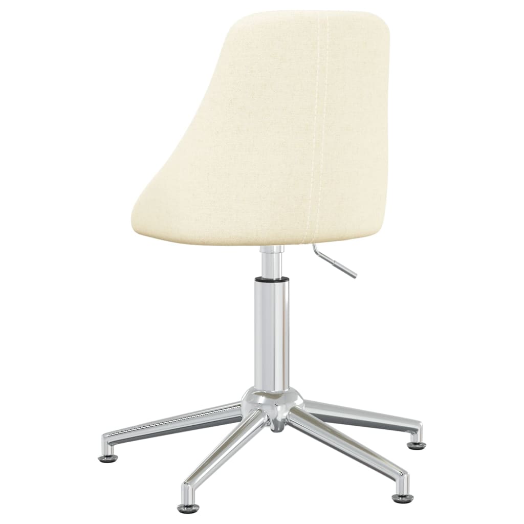 krémszínű szövet forgó irodaszék