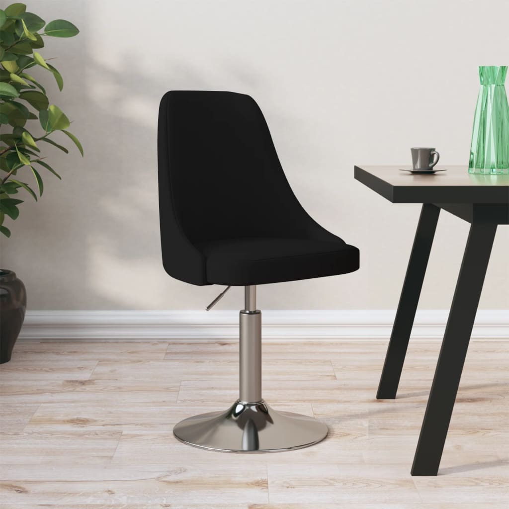 Tabouret de bar Noir Tissu