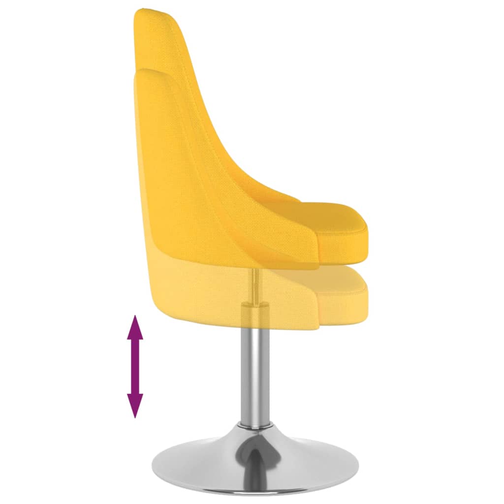 mustársárga szövet bárszék