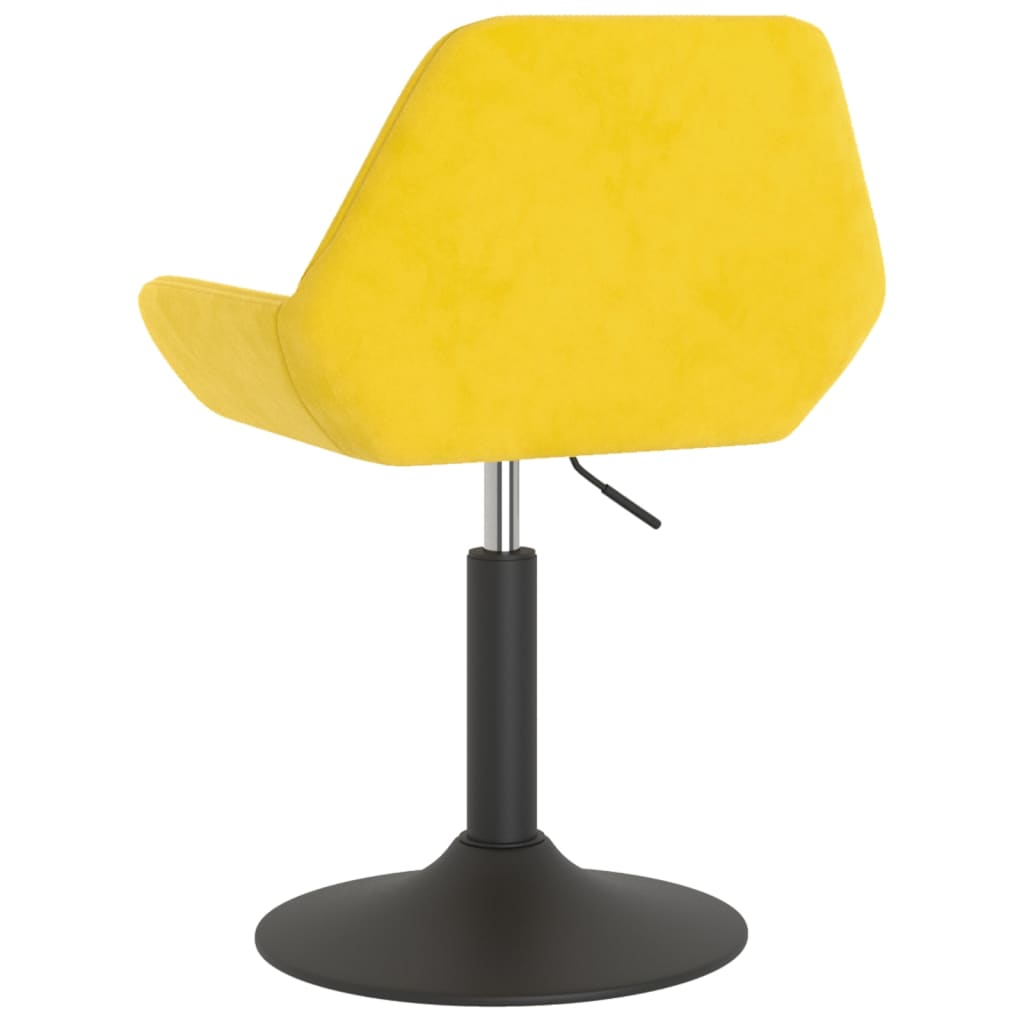 mustársárga bársony bárszék