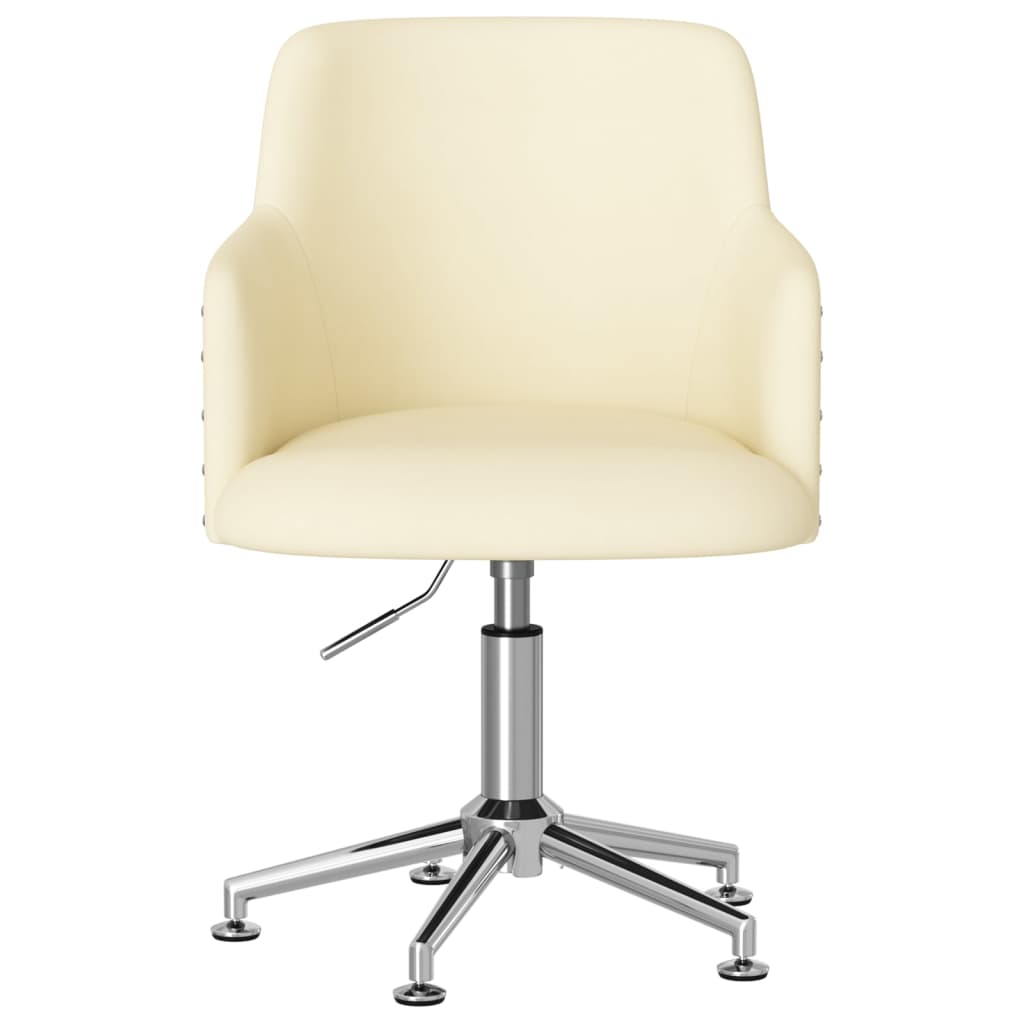 Pasukama biuro kėdė, kreminės spalvos, audinys | Stepinfit
