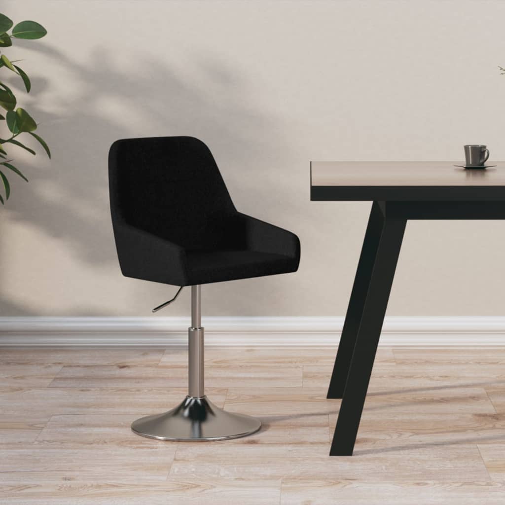 Tabouret de bar Noir Tissu