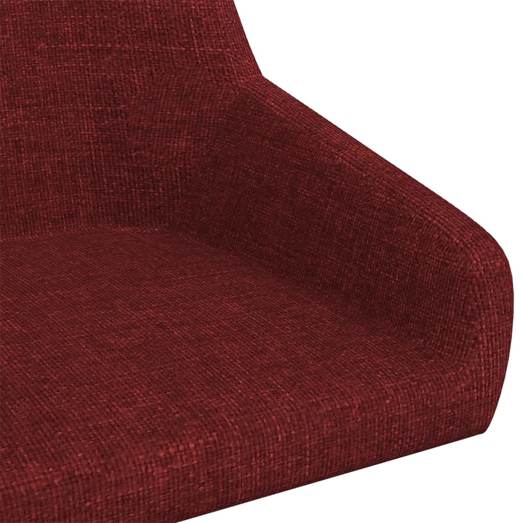 Barová židle vínová textil