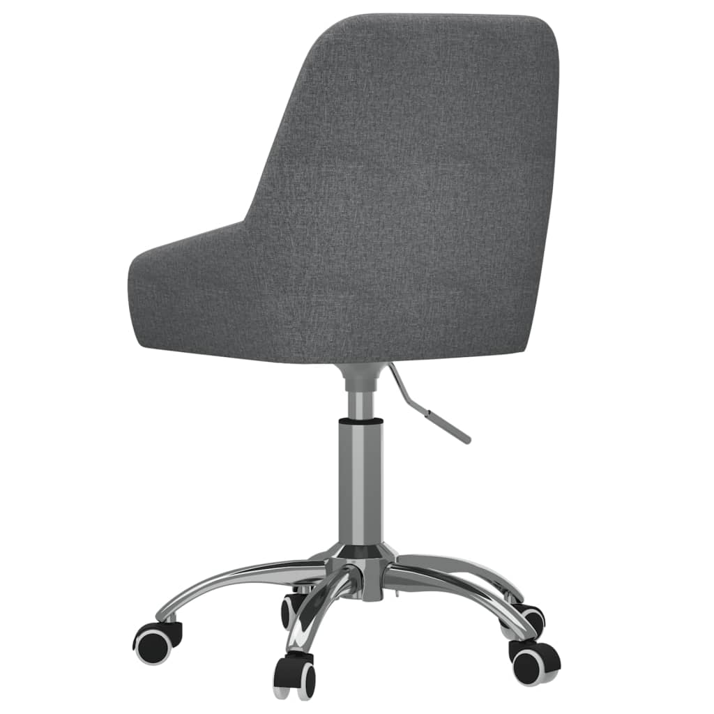 Pasukama biuro kėdė, tamsiai pilkos spalvos, audinys | Stepinfit