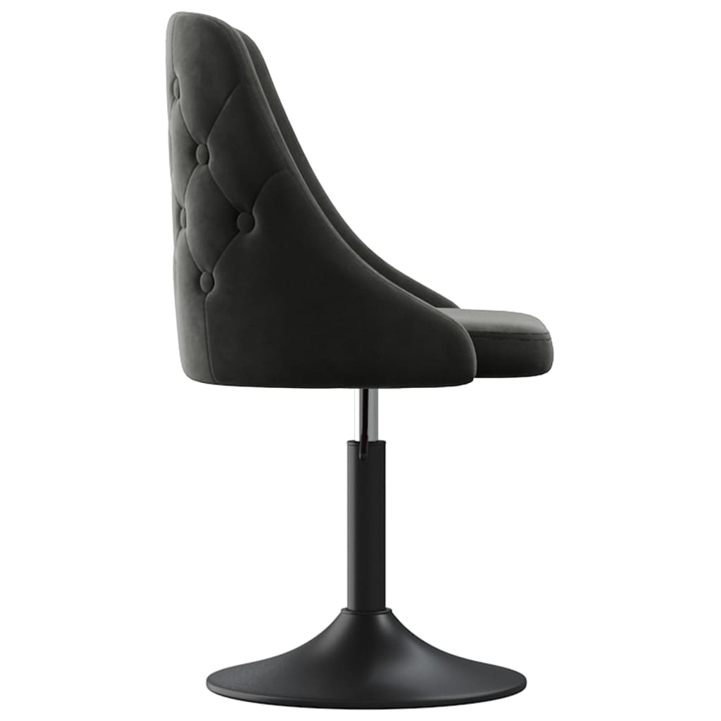 sötétszürke bársony bárszék