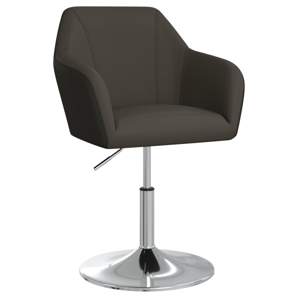 

vidaXL Eetkamerstoelen 2 st kunstleer grijs