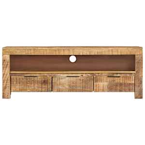 TV stolek 110 x 30 x 40 cm hrubé mangovníkové dřevo - obrázek 2