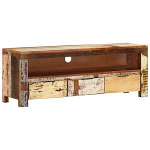 TV stolek 110 x 30 x 40 cm masivní recyklované dřevo - obrázek 12