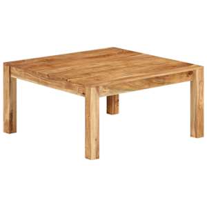 Konferenční stolek 80 x 80 x 40 cm masivní akáciového dřevo - obrázek 11