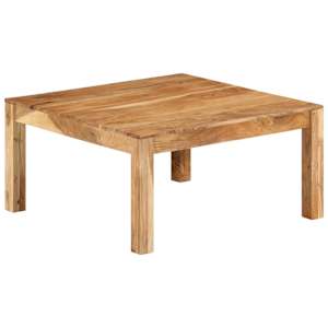 Konferenční stolek 80 x 80 x 40 cm masivní akáciového dřevo - obrázek 10