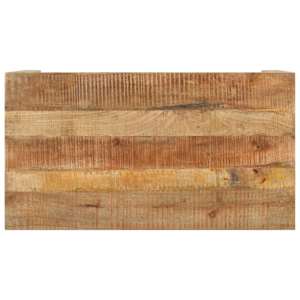 vidaXL Spisebord 110x60x76 cm grovt mangotre