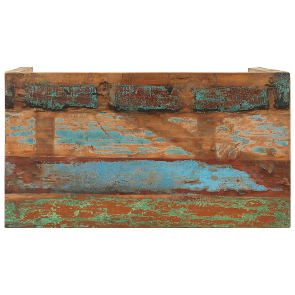 vidaXL Stół jadalniany, 110x60x76 cm, lite drewno z odzysku